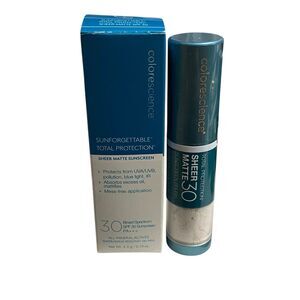 Colorescience Sunforgettable Sheer Matte SPF 30 Sunscreen Brush New